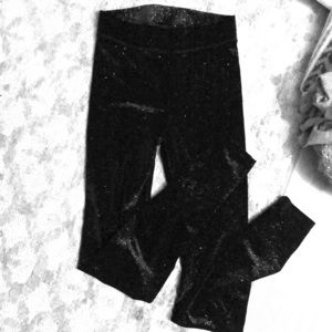 Pink Velvet Sparkle leggings